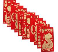 12 Pcs Pacchetto Rosso Cinese Piccole Buste Busta Rossa Per Il Capodanno