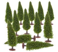 12 Pcs Paesaggio Del Tavolo Di Sabbia Accessori Villaggio Natale