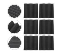 12 Pcs Pannelli Fonoassorbenti Spugna Fonoassorbente Prova Di Suono