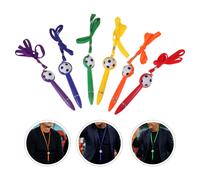 12 Pcs Penna Per Cordino Da Calcio Penne Cartoleria Scolastica Sfera Con Catena