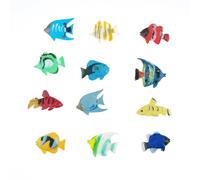 12 Pcs Pesce Giocattolo Per Bambini Modello Oceanico Figure Di Animali Marini