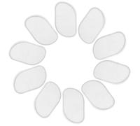 12 Pcs Piumino Da Cipria Forma Di Foglia Per Il Viso Soffio Fissare Trucco