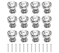 12 Pcs Pomelli Di Cristallo Maniglia Per Armadio Maniglie Del Comò