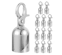 12 Pcs Porta Corda Tappi Terminali Cordone Metallico Della Colonna