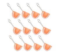 12 Pcs Portachiavi Dente Per Borsa Accessori Della Catena Chiave