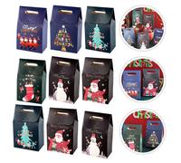 12 Pcs Sacchetti Per Caramelle Oggetti Di Scena Natalizi Contenitore Regalo