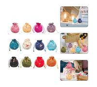12 Pcs Sacchetti Portagioielli Piccole Borse Con Coulisse Borsette