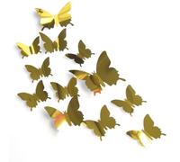 12 PCS/saldatura Pvc specchio 3D pali decorativi Wind ners Simulazione decorazione giardino Durability