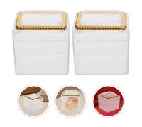 12 Pcs Scatola Per Caramelle Quadrata Trasparente Box Cioccolato Caso