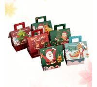 12 PCS Scatola Porta Biscotti Scatole Per Dolci Snack Di Caramelle Carta