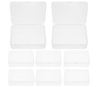 12 Pcs Scatola Porta Oggetti Piccola Cassette Plastica Custodia Stoccaggio