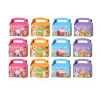 12 Pcs Scatole Decorative Per Caramelle Di Imballaggio Cioccolato Carta