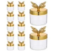 12 Pcs Scatole Rotonde Con Coperchio Barattolo Di Caramelle Plastica