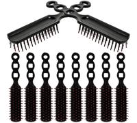 12 Pcs Scovolino Capelli Spazzola Piccola Per Massaggiare Il Cuoio Capelluto