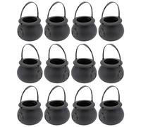 12 Pcs Secchiello Caramelle Halloween Strega Appesa Calderone Piccoli Calderoni