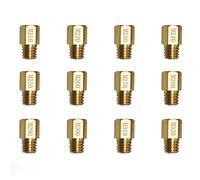 12 Pcs Set di ugelli per carburatore, Getti Carburatore,210,220,230,240,250,260,270,280,290,300,310,320 per carburatore DELLORTO SHA Carburatore Jet principale PHBG AD/DS principale Ugello Jet pilota