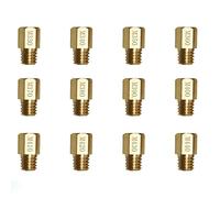 12 Pcs Set di ugelli per carburatore, Getti Carburatore,330 340 350 360 370 380 390 400 410 420 430 440 per carburatore DELLORTO SHA Carburatore Jet principale PHBG AD/DS principale Ugello Jet pilota