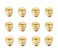 12 Pcs Set di ugelli per carburatore, Getti Carburatore,75,78,80,82,85,88,90,92,95,98,100 102 per carburatore DELLORTO SHA Carburatore Jet principale PHBG AD/DS principale Ugello Jet pilota