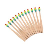 12 Pcs Spazzolino Bamboo Spazzolini Da Denti Al Carbone Sostenibili