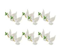 12 Pcs Spilla Della Colomba Pace Bottoni in Lega Spille Di Abiti