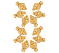 12 Pcs Spina Per Asta Tende Vintage Estremità Del Bastone Plastica