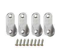 12 Pcs Staffa Di Supporto Per Tubo Guardaroba Portacanne Appendere Asta Armadio