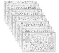 12 Pcs Tappeto Per Colorare Sottopiatti Colorati Placemat Bambini