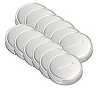 12 Pcs Tappi Di Barattoli Per Conserve Coperchi in Banda Stagnata