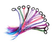 12 Pcs Trecce Extension Capelli Per Estensione Dei Coda Di Cavallo