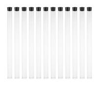 12 Pcs Tubo Di Incenso Acrilico Trasparente Porta Bastoncini Tubi Trasparenti