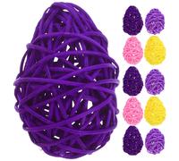 12 Pcs Uova Colorate Ornamenti Per Kit Decorare Le Di Pasqua Giganti