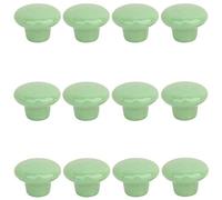 12 pcs Verde Rotonda Maniglia, Pomello Di Ceramica Per Porte Cassetti Ante Armadio Mobili, Armadio Da Cucina Cassetto Mobili Gabinetto Manopole, Marca Creatwls