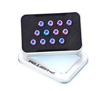12 PCS Viti Per Disco Freno Bici Bullone Per Viti Freno Bici M5x10mm Viti In Lega Di Titanio Disco Freno Bici Bulloni Fissaggio Disco Freno Viti Rotore Per Disco Freno Bici,Viti Freni a Disco MTB
