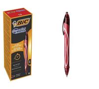 12 PENNE BIC GEL-OCITY QUICK DRY ROSSE 0.7MM SCATTO GEL ASCIUGATURA RAPIDA