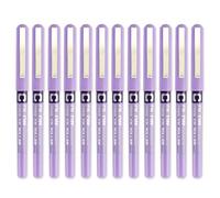 12 Penne Neutre Viola, Semplici Penne Creative, Penne Neutre Inchiostri Viola, Penne Per La Scrittura Di Articoli Di Cartoleria, Articoli Per Uffici E Scuole.