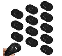 12 pettini tascabili da uomo, in plastica morbida, portatile, con palmo e spazzola da dito per lavare i capelli e massaggiare il cuoio capelluto