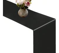 12 pezzi / 1 pezzo Tovaglia liscia ed elegante in satin, adatta per feste, compleanni, matrimoni, ospitalità, casa, cucina, decorazione della fascia della sedia 12 pezzi/28 cm*275 cm,12 pezzi/17 cm/27