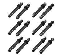 12 pezzi 100N, compatibile for LG, lavatrice, ammortizzatore, lavatrice, parte di carico anteriore, guscio in plastica nera, accessori for elettrodomestici