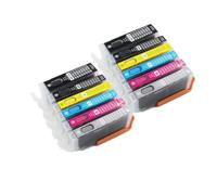 12 pezzi 2 set PGI450 CLI451 compatibile con i materiali di consumo per stampanti MG6340 MG7140 MG7540 IP8740 MG7540 STAMPANTE per numero di parte PGI-450 CLI-451 grigio