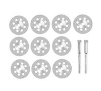 12 Pezzi 22 Mm Disco Da Taglio Lama For Sega Circolare Lama Da Taglio Diamantata Elettrolitica Compatibile Con Utensili Rotanti Dremel Accessori For Utensili Fai Da Te