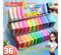 12 pezzi/24 pezzi 24 colori Argilla da modellare ad asciugatura all'aria, argilla da modellare ultraleggera, set di argilla magica fai-da-te, include strumenti per l'arte - argilla, argilla ad asciuga