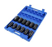 12 Pezzi 3/4" unità Deep Impact Socket 24-41mm Remover Installer Tool Kit