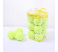 12 pezzi/3 sacchetti Palle da tennis in gomma altamente elastiche e durevoli per allenamento, competizione, massaggio e macchina servente in campo da tennis Confezione da 12 palline da tennis,Confezio