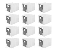 12 Pezzi 3L Sacchetti For La Polvere Sacchetti For Aspirapolvere Grandi Accessori Di Ricambio, Compatibili Con Q Revo/Qrevo S/Qrevo Pro, Robot Aspirapolvere