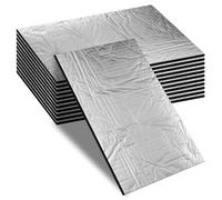 12 pezzi 400 * 250 * 5 mm di piastre in Alubutyl, tappetino isolante ignifugo e impermeabile antirumore, tappetino isolante autoadesivo per insonorizzazione e isolamento termico in appartamenti