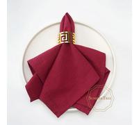 12 Pezzi 40x40 cm Tovaglioli di Stoffa in Cotone Semplice, tovagliette da tavola Vintage, per la casa, la Cucina, la Cena, Le Nozze, Le Decorazioni