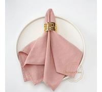 12 Pezzi 40x40 cm Tovaglioli di Stoffa in Cotone Semplice, tovagliette da tavola Vintage, per la casa, la Cucina, la Cena, Le Nozze, Le Decorazioni