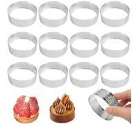 12 Pezzi 6 CM 430 Anello Microforato Crostata Stampo Crostata Microforato