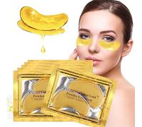 12 Pezzi 6 Paia Patch occhi,Maschera contorno occhi,Maschere occhi,Contorno occhi,Patch occhi essence,Maschera contorno occhi in oro 24k,per Sotto Occhi,Antirughe,Occhi Gonfi,Ldratante,Lenitivo