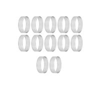 12 Pezzi 7 cm Anelli per Crostate Circolari Perforati In Acciaio Inox per Torte di Frutta, Quiche, Torte, Mousse, Utensili da Cucina